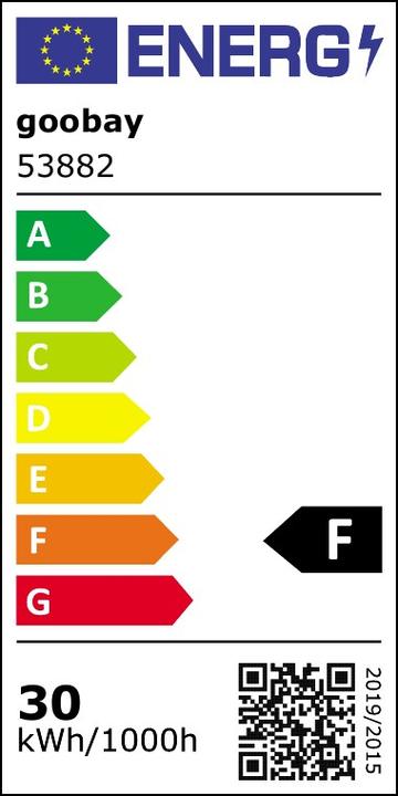 Energie-Label Goobay LED-Aussenstrahler (2560 lm, IP44)
