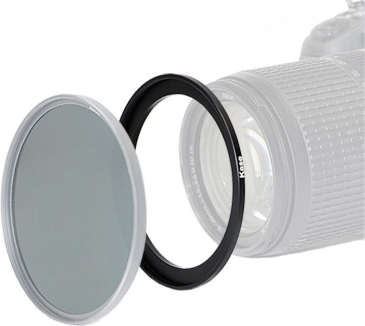 Actual product image Kase Reducing ring aluminum 49-52-58-62-67-72 to 77mm (Filter adapter, 49 mm)
