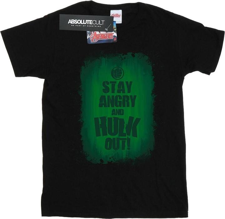 Actual product image Mens Hulk Stay Angry T-Shirt (3XL)