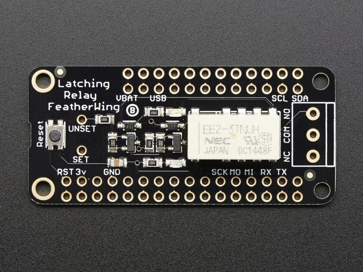 Actual product image Adafruit Latching Mini Relay FeatherWing