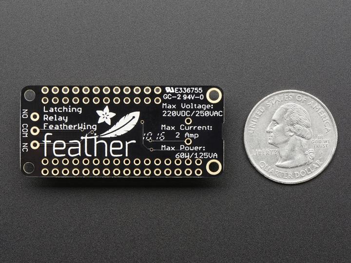 Actual product image Adafruit Latching Mini Relay FeatherWing