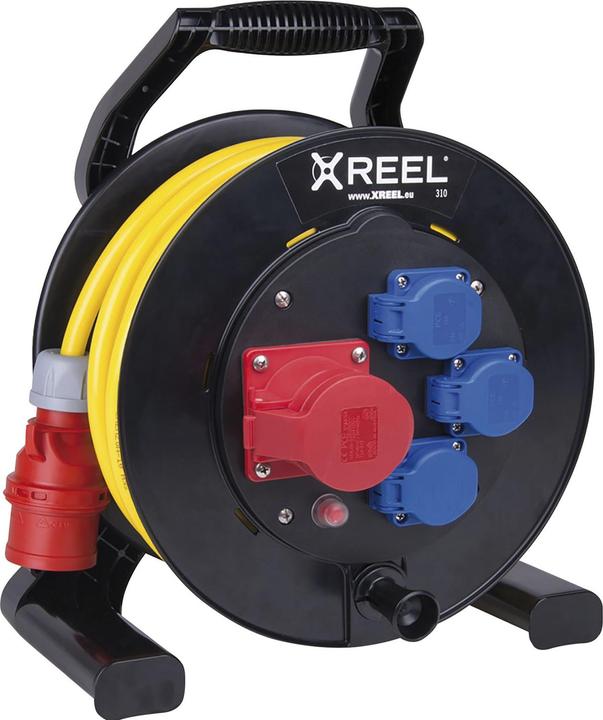 Produktbild PCE Kabeltrommel XREEL 310 5G2.5N07 Länge 25 m IP54 (25 m, 5 mm²)