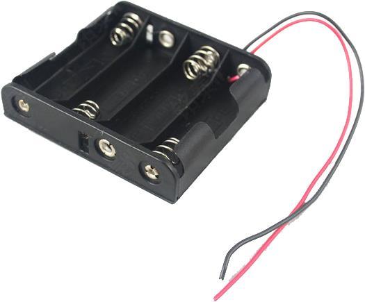Produktbild OEM offener 6V Batteriehalter für 4 Stk. 1.5V-AA-Batterien