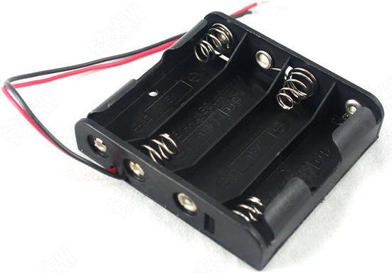 Produktbild OEM offener 6V Batteriehalter für 4 Stk. 1.5V-AA-Batterien