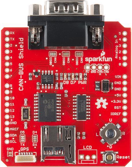 Immagine prodotto SparkFun Schermo CAN-BUS con intestazioni (Riparo)