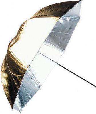 Productafbeelding Linkstar Reflex Paraplu PUK-84GS Zilver/Goud 100 cm (omkeerbaar) (Roosterbol, 100 cm)
