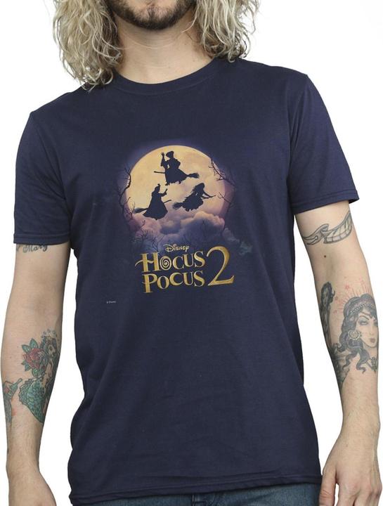 Immagine prodotto Disney Hocus Pocus Witches Flying Maglietta Uomo (3XL)