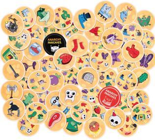 Actual product image Zygomatic ZYGD0039 - Dobble Anarchy Pancakes, card game, for 2-6 players, ages 8+ (DE edition) (German)