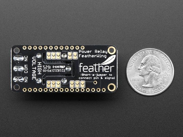 Actual product image Adafruit Power Relay FeatherWing