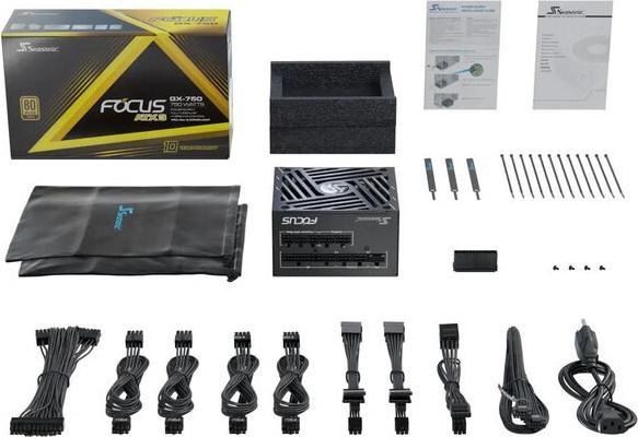 Actual product image Seasonic Focus GX-750 V4 750W ATX3.0 black (750 W)