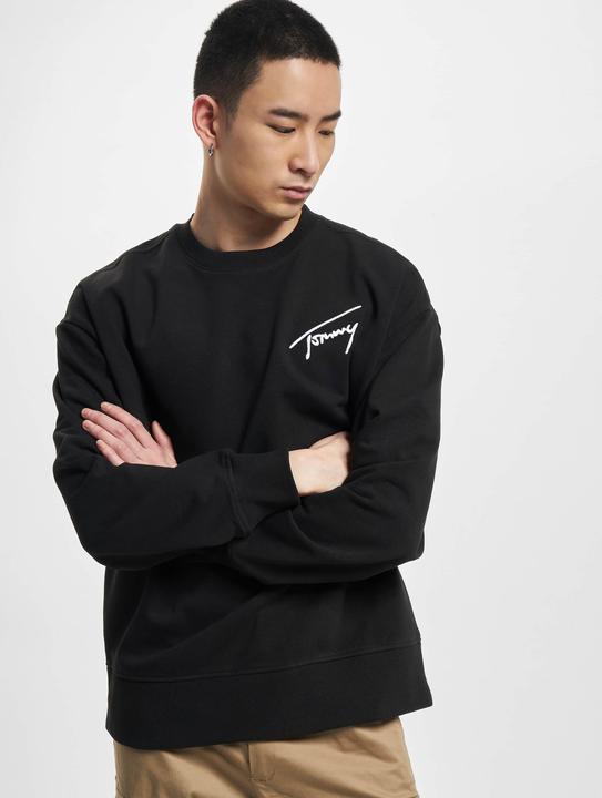 Produktbild Tommy Hilfiger Herren TJM Tommy Signature Crew Sweatshirts, Black, M (M)