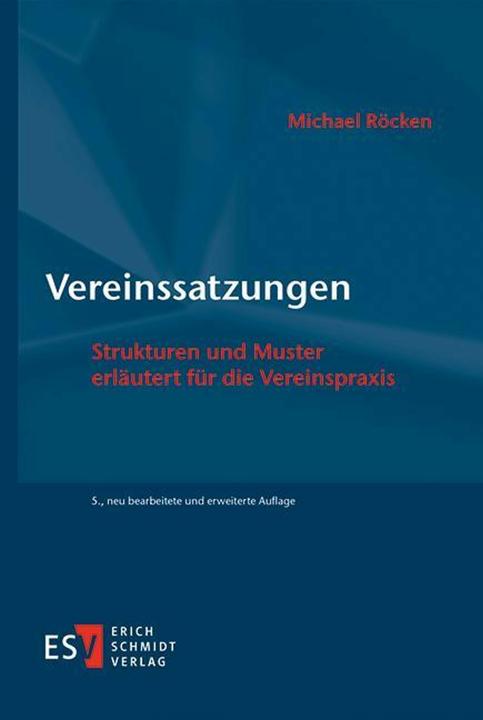Produktbild Vereinssatzungen (Deutsch, Michael Röcken, 2024)