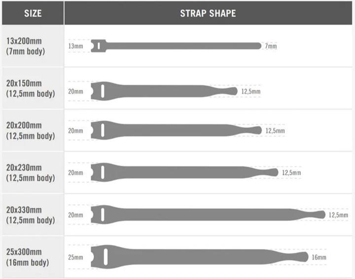 Actual product image Velcro brand Professional brand cable tie (Plastic cable ties, 330 mm, 100 pcs.)