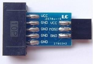 Actual product image Play-Zone AVR ISP-Adapter 10Pin Male to 6 Pin Female