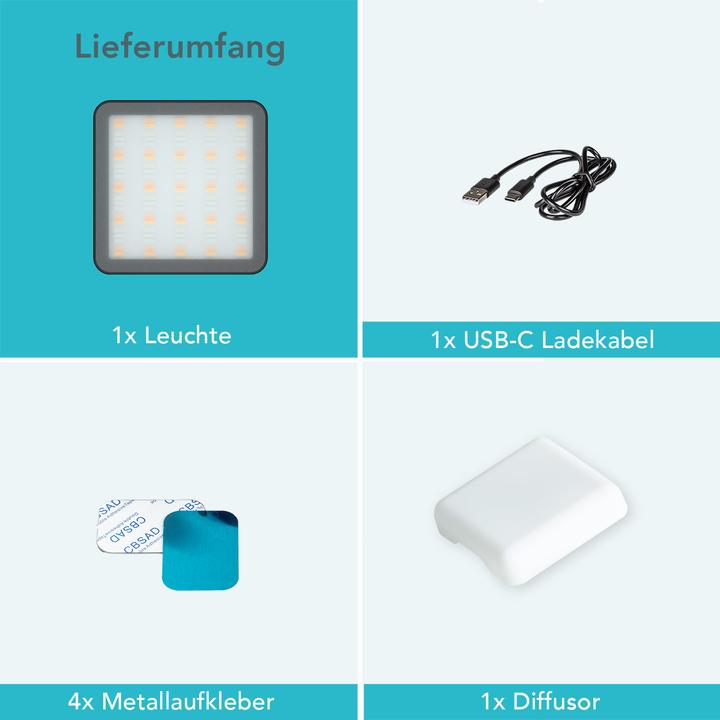 Produktbild Wiltec Spectar RGB Magsafe LED 0.3 (Studioleuchte)