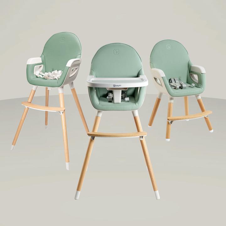 Produktbild BabyGo Hochstuhl Skandi grün (Hochstuhl)