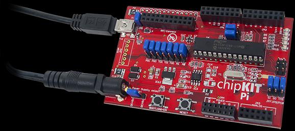 Image du produit Element 14 ChipKit Pi AddOn pour le Raspberry Pi (Banc des accusés)