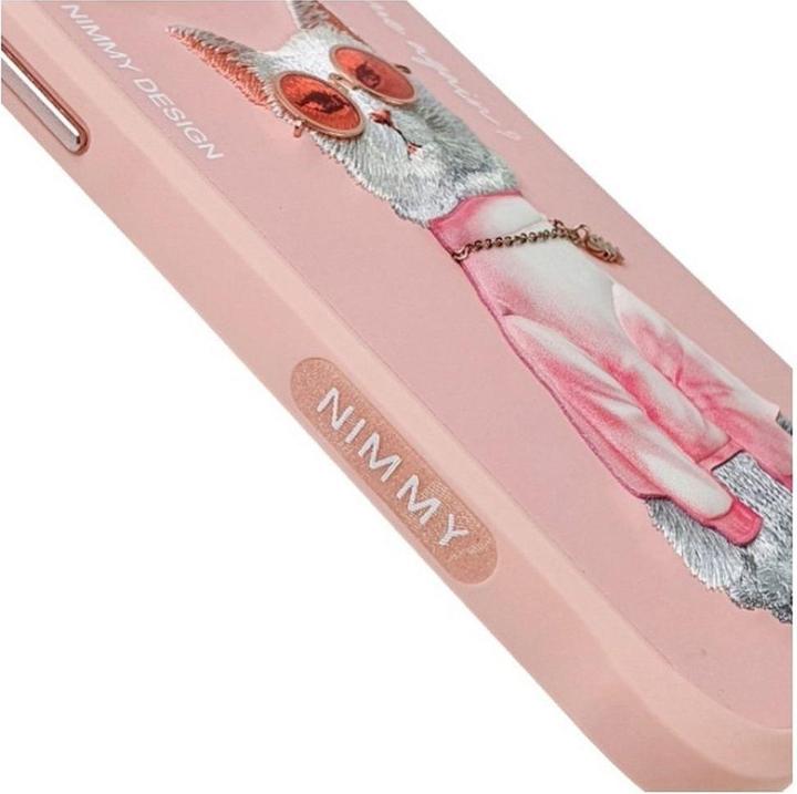 Produktbild Nimmy case iPhone 15 Pro 6.1" pink Glasses Cool Cat (Apple iPhone 15 Pro)