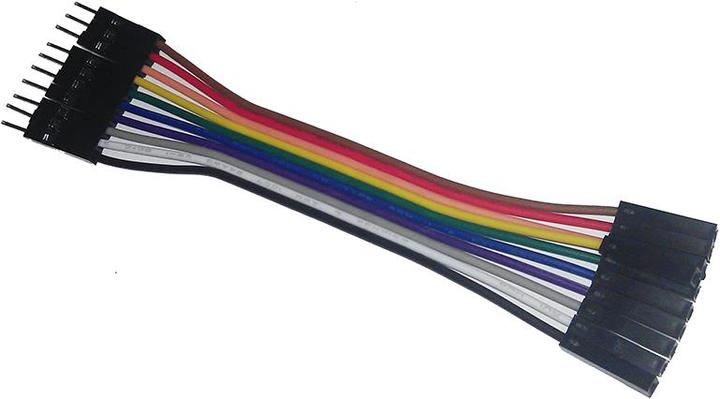 Actual product image Play-Zone Jumper cables 10 pcs. M/F 10CM 24AWG