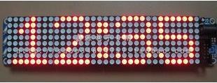 Produktbild OEM ATmega8 32*8 LED-Modul mit Treiber HT1632 (Stromkomponente)