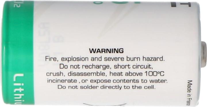 Actual product image Saft Battery LS26500, C-Size bobbin (1 pcs., C, 7700 mAh)