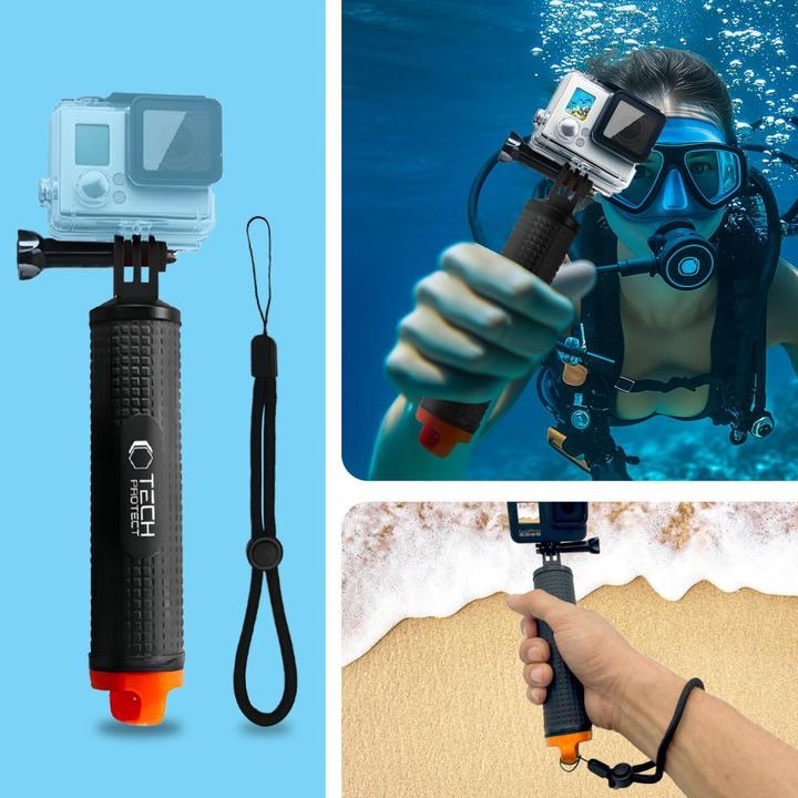 Image du produit Pgytech Uchwyt / bojka wypornoÅciowa GA100 Hand Grip do GoPro / DJI - czarny