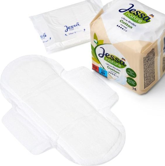 dm Jessa Ultra-Binden Cotton (14 x, Damenbinden)