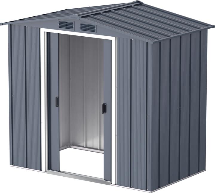 Tepro Eco 6x4 shed, anthracite/white
