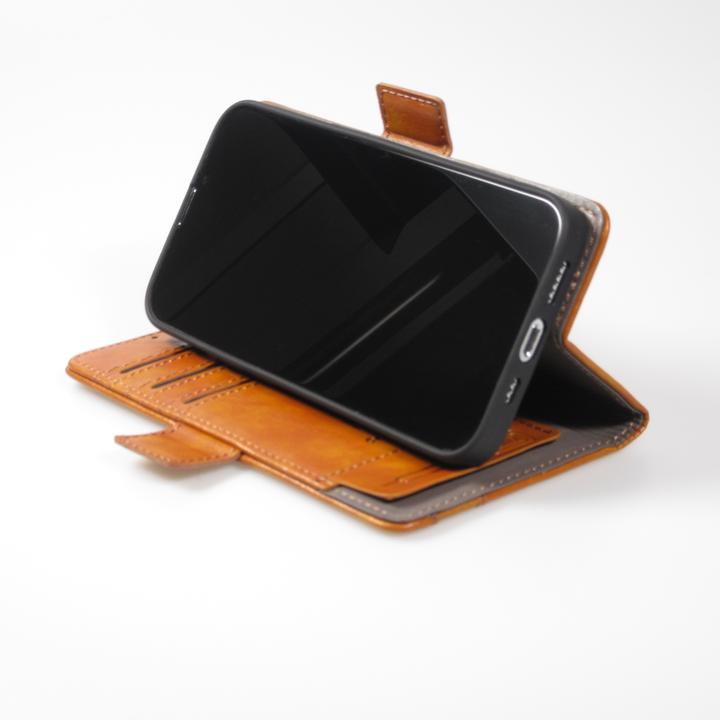 Produktbild PhoneLook Leder Tasche Flip Wallet mit Akzentstreifen & Kartenhalter (Apple iPhone 13)