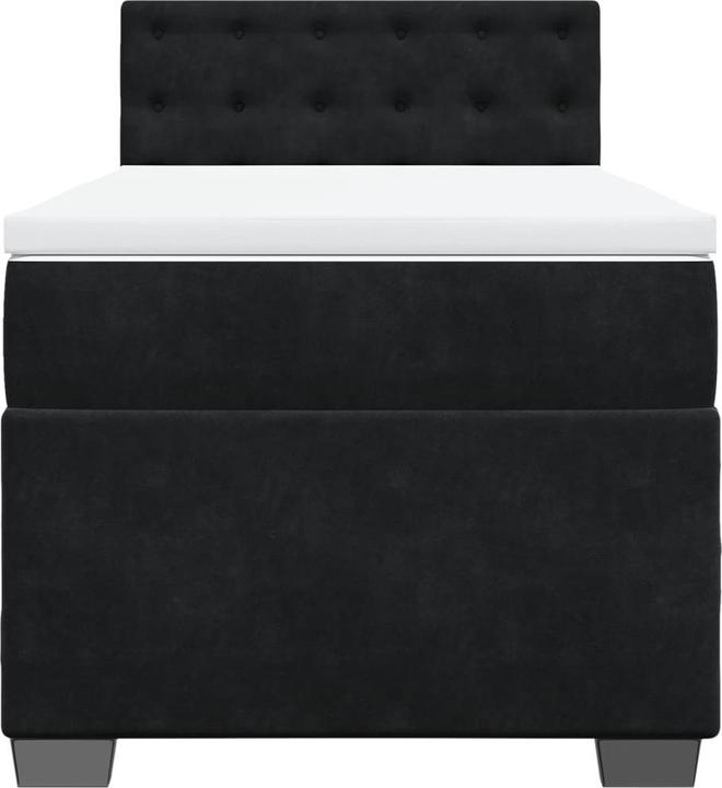 Immagine prodotto VidaXL Bo x letto a molle con materasso 90 x 190 cm in velluto (90 x 190 cm, 90 x 190 cm)