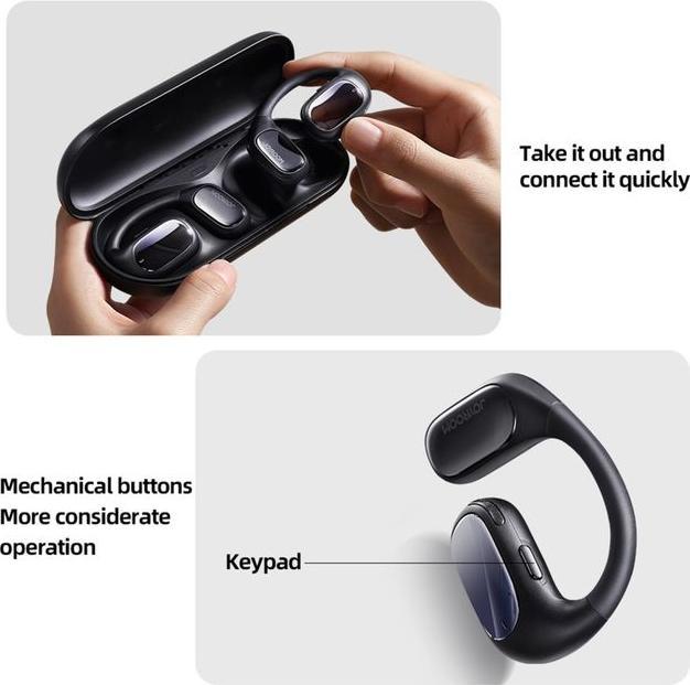 Image du produit Joyroom Openfree JR-OE1 casque supra-auriculaire sans fil - rose (18 h, Sans fil)