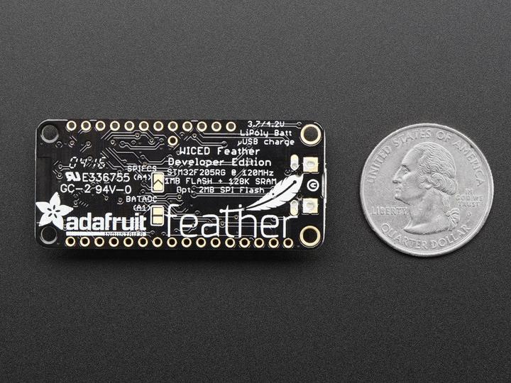 Actual product image Adafruit WICED WiFi Feather STM32F205 Broadcom WiFi