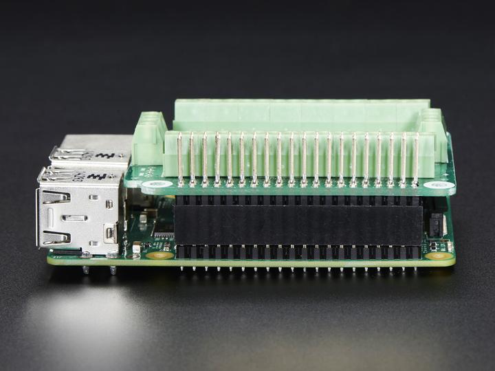 Image du produit Adafruit Pi-EzConnect Terminal Block Breakout HAT (HAS)