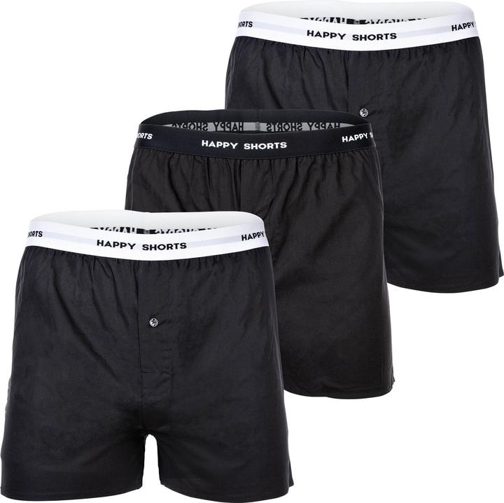 Produktbild Happy shorts Web-Boxershorts Casual Bequem sitzend (M, 3er Pack)