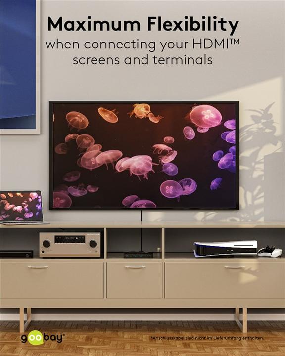 Produktbild Goobay HDMI-Matrix-Schalter 4 auf 2 4K @ 30 Hz