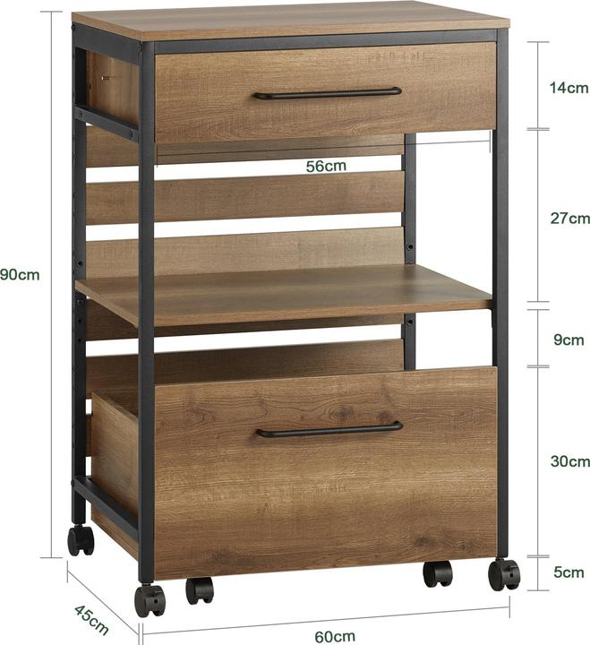 Produktbild SoBuy Servierwagen