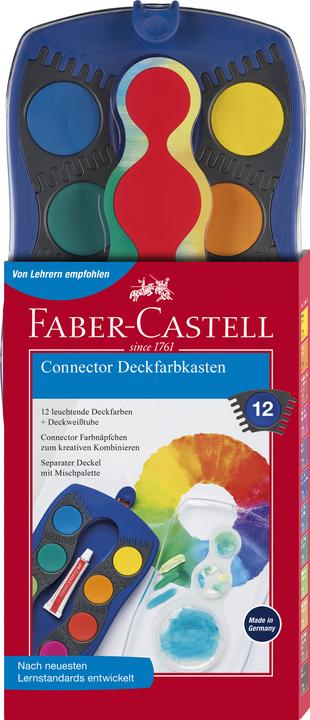 Actual product image Faber-Castell Gouache Connector (Cyan blue, 12 ml)