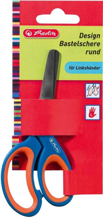 Immagine prodotto Herlitz Forbici artigianali design, rotonde, lunghezza: 132 mm (13.20 cm)