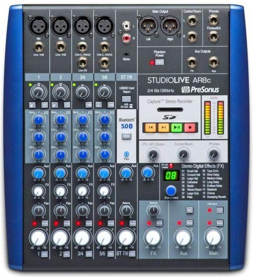 Immagine prodotto PreSonus StudioLive AR8c (Mixer da studio e live)