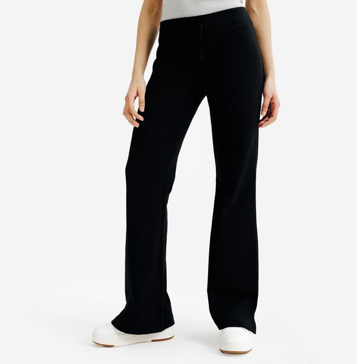 Produktbild Decathlon Leggings Damen ausgestelltes Bein - schwarz (W35)