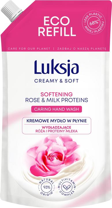 Produktbild Luksja Cremige Flssigseife, Rose, Vorrat 400ml (Flüssigseife, 400 ml)