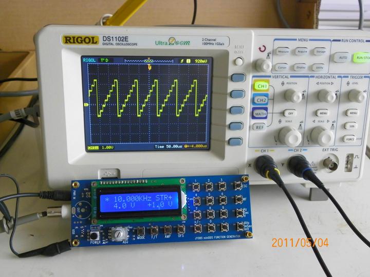 Produktbild JYE Tech JYE Funktionsgenerator FG085 miniDDS (mit Panels) Bausatz (Frequenzzähler)