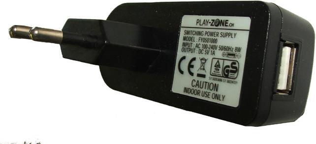 Immagine prodotto Play-Zone Alimentazione AC/DC adattatore 5V DC 1000mA USB
