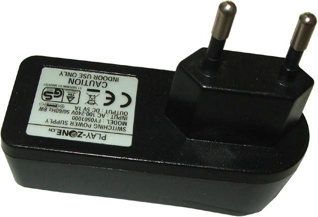 Immagine prodotto Play-Zone Alimentazione AC/DC adattatore 5V DC 1000mA USB