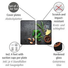 Produktbild Wenko Glasabdeckplatten Kräuter