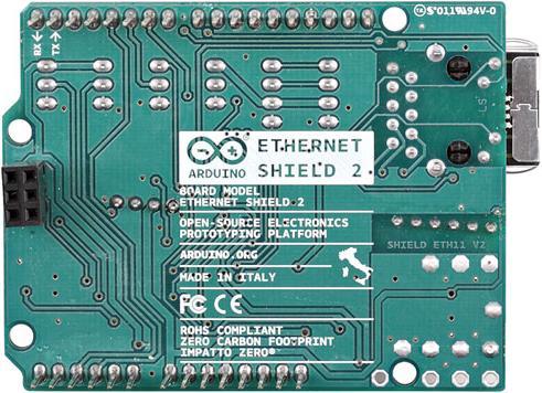 Produktbild Arduino Ethernet Shield 2 (mit PoE-Modul)