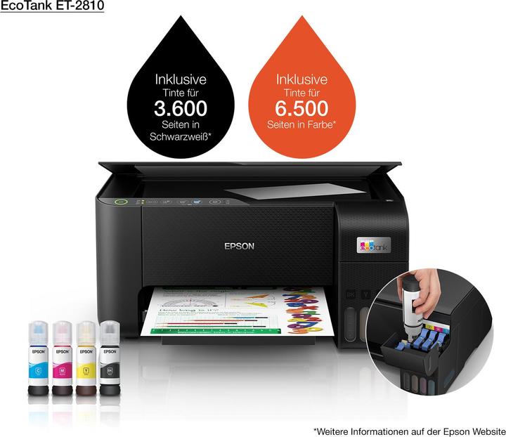 Immagine prodotto Epson EcoTank ET-2810 (Eco-Tank, Colore)