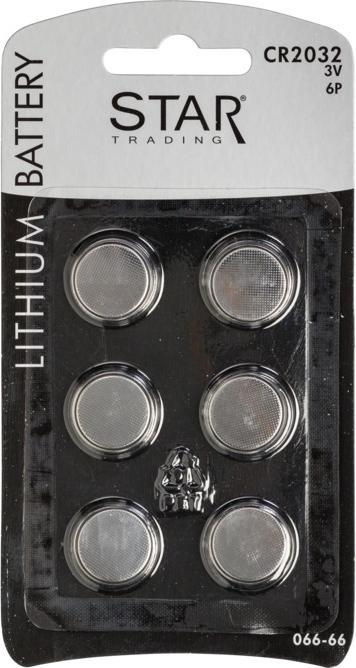 Actual product image Star Trading Battery 6-pack CR2032 (6 pcs., CR2032)