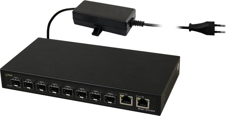 Produktbild Pulsar SFG10F8 Optischer Schalter (8xSFP 2xRJ45)