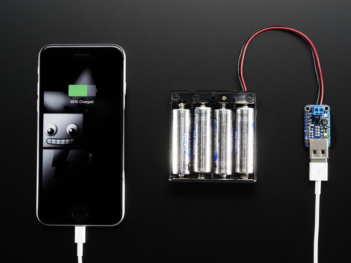 Image du produit Adafruit VERTER Buck-Boost USB 5V jusqu'à 1000ma